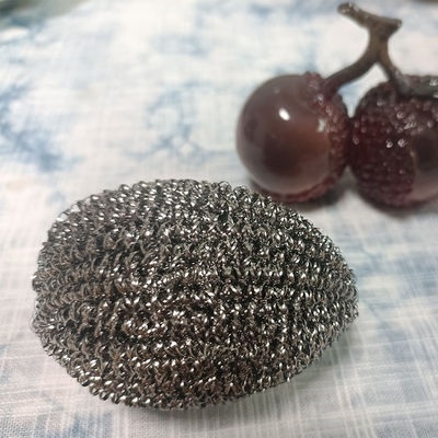 New Design Stainless Steel  Wire Wool Scourer Sponge for Kitchen Cleaning Clean Ball With Lanyard