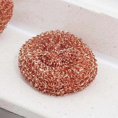 High Quality and Cheap Copper Plating Scourer/Copperized Steel Scrubber/cleaning Ball for Kitchen