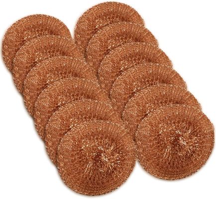 High Quality and Cheap Copper Plating Scourer/Copperized Steel Scrubber/cleaning Ball for Kitchen