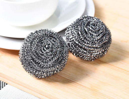 Metal Scouring Ball 35g Stainless Steel  Scourer With Household/kitchen Cleaning