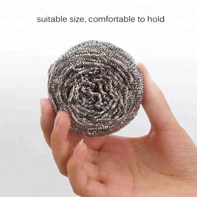 SS410/430 JINKAI Kitchen and Household Pot Cleaning Stainless Steel Scourer Metal Scrubber