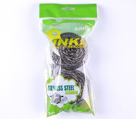 25G*2pcs Kitchen Scrubber and Pot Cleaning Stainless Steel Wire Scourer Metal Scouring Cleaning Ball