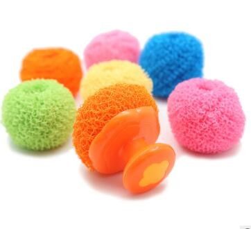 Fiber Sprial Scourer with Kitchen Cleaning No Rust Recyclable