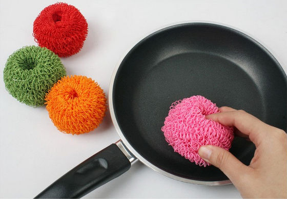 Fiber Sprial Scourer with Kitchen Cleaning No Rust Recyclable