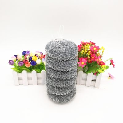 Net Bag Packing Galvanize Wire Mesh Pot Scourer /zinc Coated Scrubber / Pot