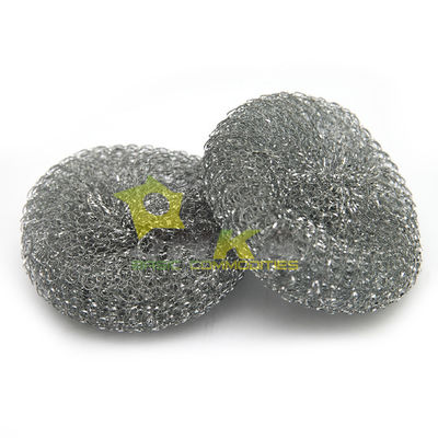 Net Bag Packing Galvanize Wire Mesh Pot Scourer /zinc Coated Scrubber / Pot
