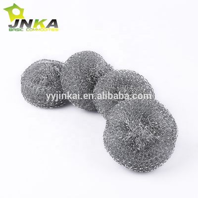 18g*3pcs Galvanized Scourer Mesh Zinc Coated Scrubber Pot Clean Ball Scrubbing Pad for Kitchen Cleaning