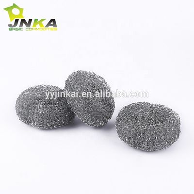 18g*3pcs Galvanized Scourer Mesh Zinc Coated Scrubber Pot Clean Ball Scrubbing Pad for Kitchen Cleaning