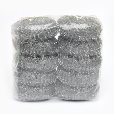 JINKAI 18gm Galvanized Steel Scrubber Steel Wool Pad for Housewares Cleaning