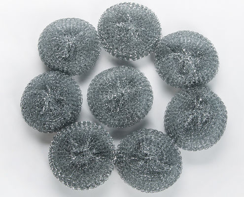 Zinc Coated Wire Mesh Scourer  Cleaning Scourer  Ball /galvanized Steel