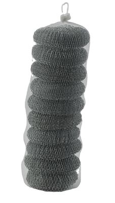 Zinc Coated Wire Mesh Scourer  Cleaning Scourer  Ball /galvanized Steel