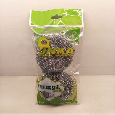 Zinc Coated Wire Mesh Scourer  Cleaning Scourer  Ball /galvanized Steel