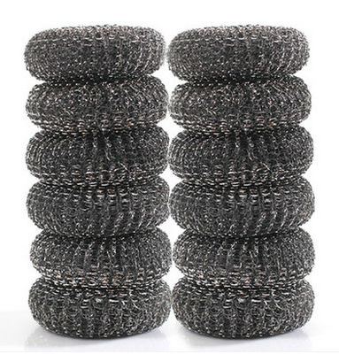 Scourer With Galvanized Stainless Steel GI Mesh Scourer Cleaning Ball