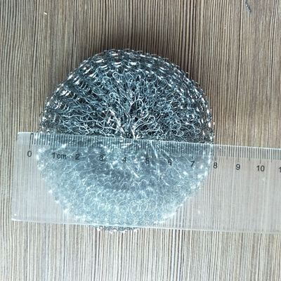 Scourer With Galvanized Stainless Steel GI Mesh Scourer Cleaning Ball