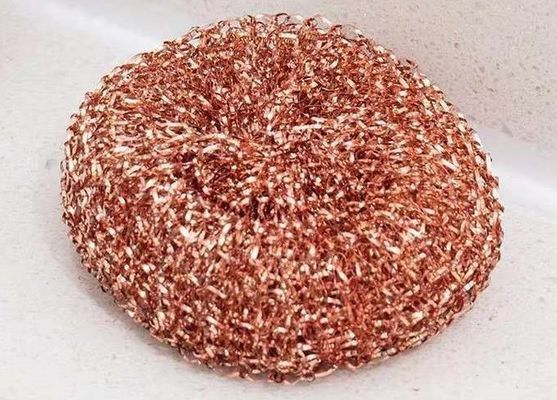High-quality Scouring Pad Kitchen Cleaning Ball Pure Copper Scrubber Scourer