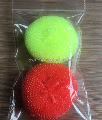 7g*3pcs Household Cleaning Plastic Scourer  /clean Ball