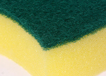 Double-side Rectangle Sponge Kitchen Cleaning Scouring Pad Scourer