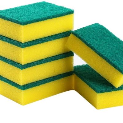 2022 Factory Outlet Dish Washing Sponge Kitchen Scrubber Pad Cleaning Scouring Sponge