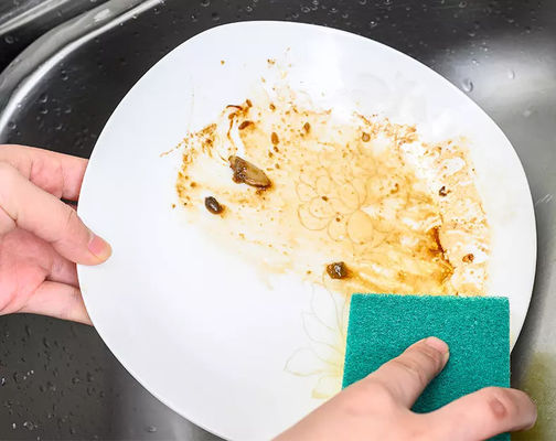 2022 Factory Outlet Dish Washing Sponge Kitchen Scrubber Pad Cleaning Scouring Sponge