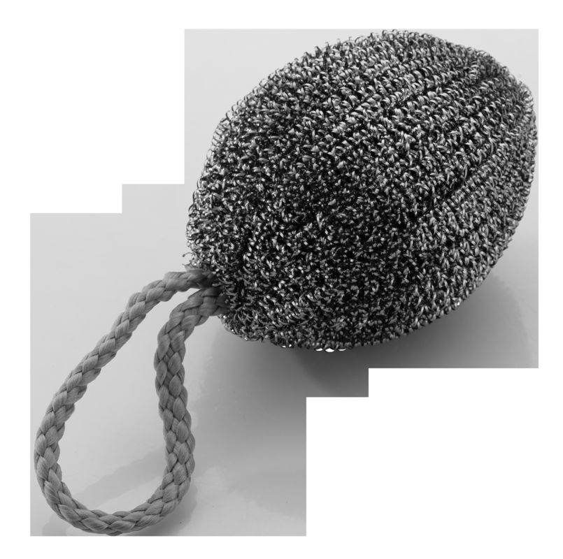 New Design Household Cleaning Tools Hangable Kitchen Scourer Metal Wire Sponge Stainless Steel Scrubber